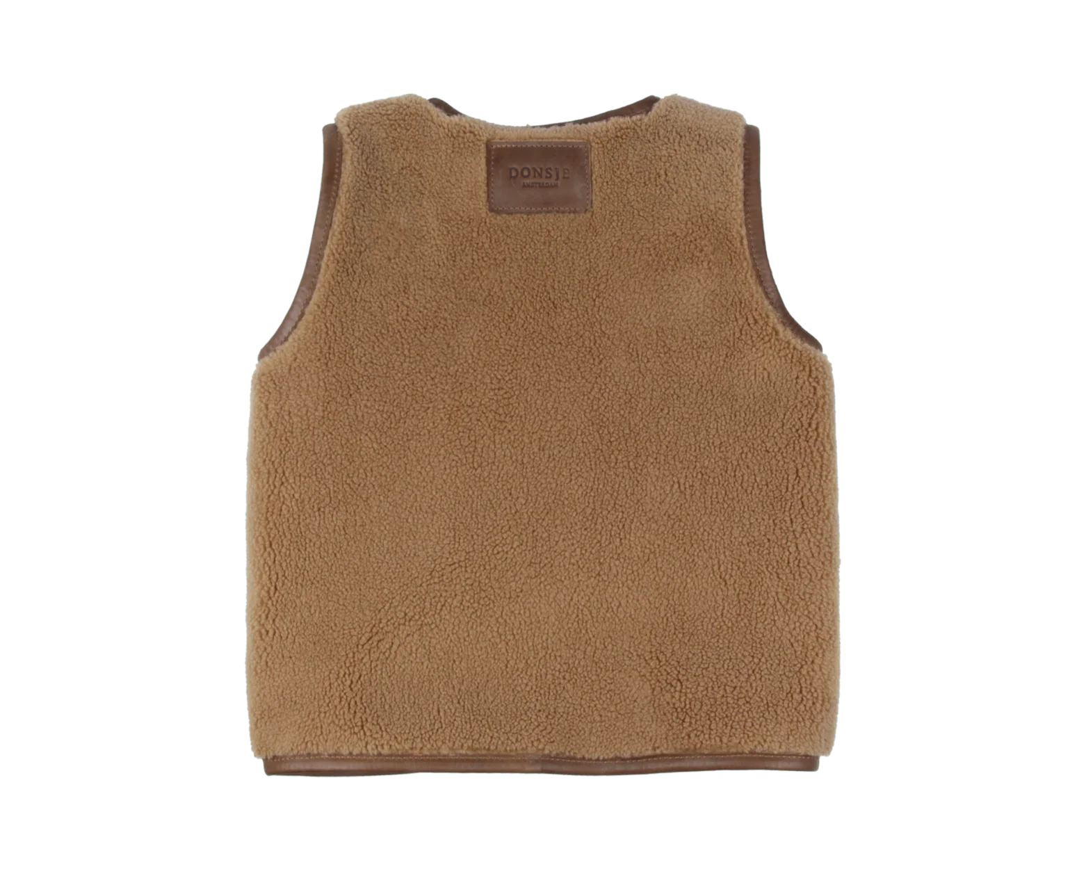 Noa Gilet | Bear | Cognac Classic Leather