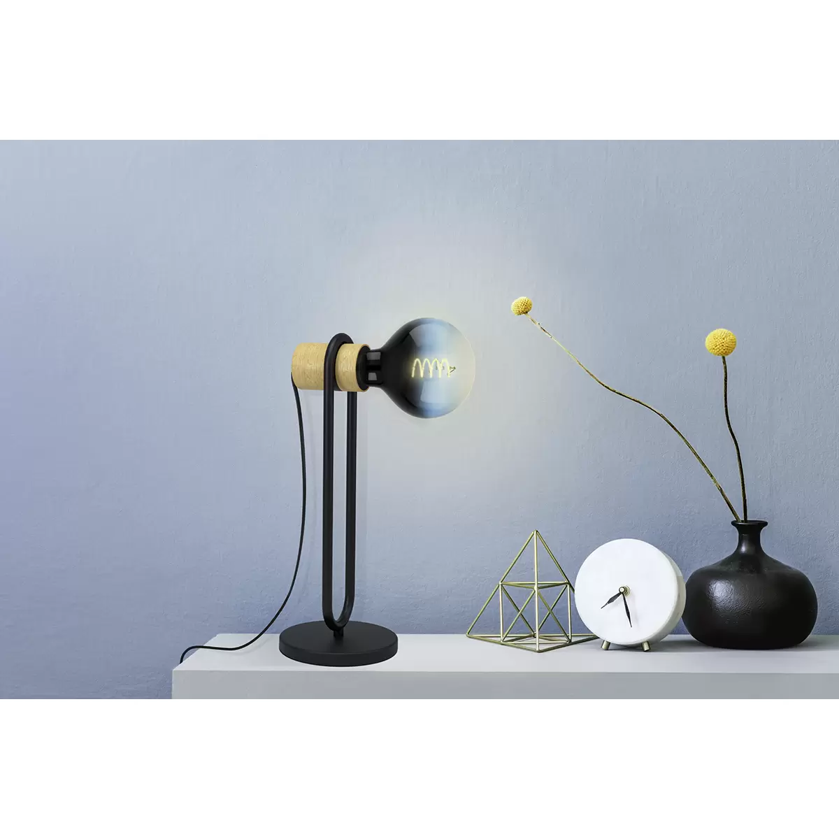 LED-Leuchtmittel Vintage E27 blau,schwarz,transparent