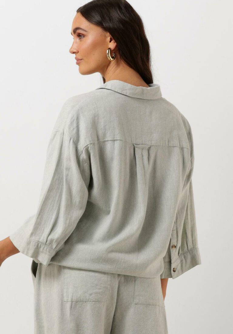 MSCH COPENHAGEN groene msch copenhagen blouse mschjovene ginia 3/4 shirt