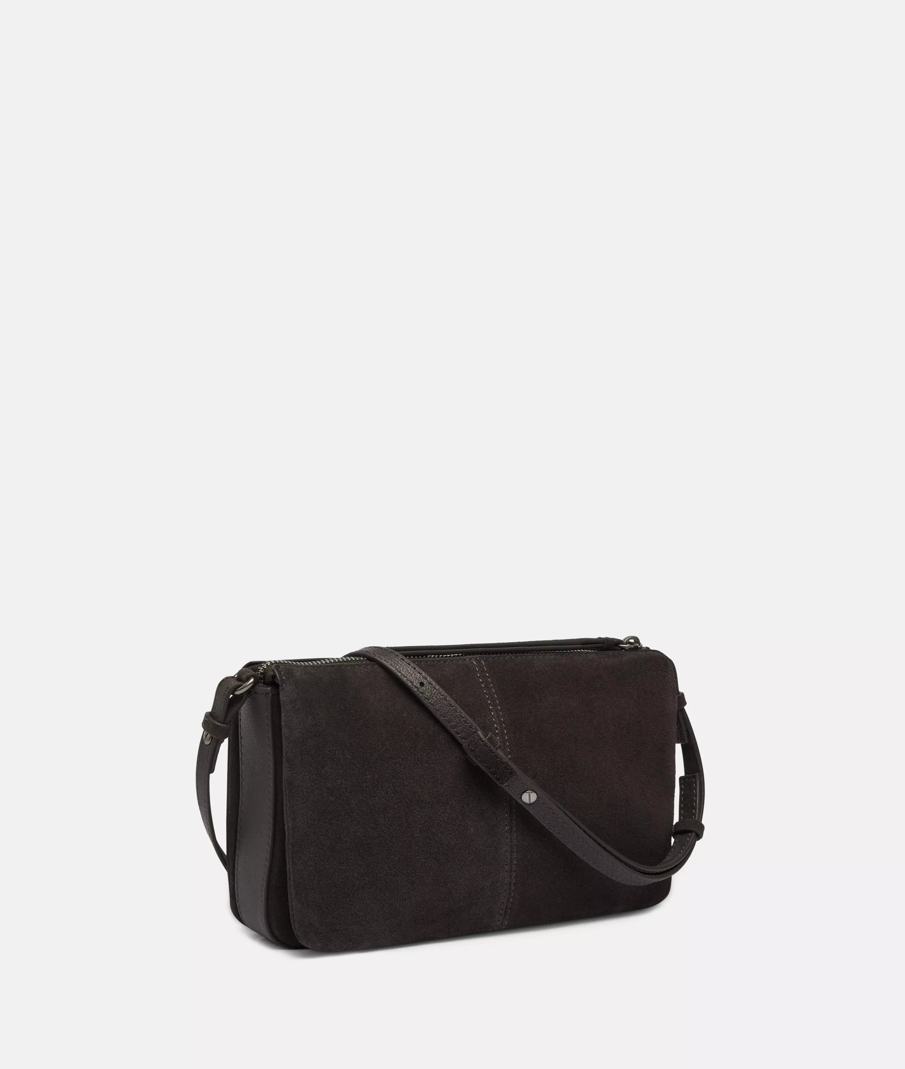 Crossbody Handy shoulder bag made from soft suede