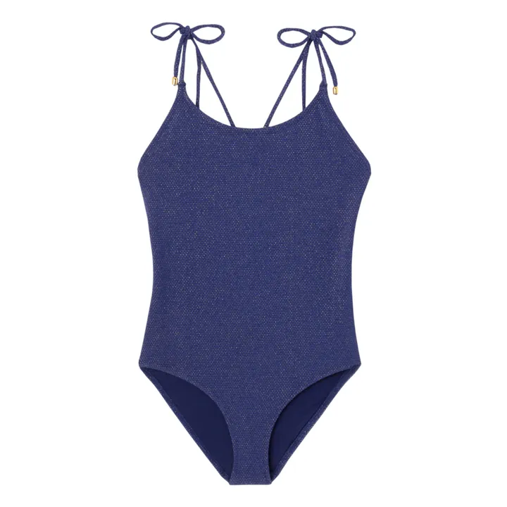 Lison Paris Maillot de Bain Lurex Bahamas | Bleu marine