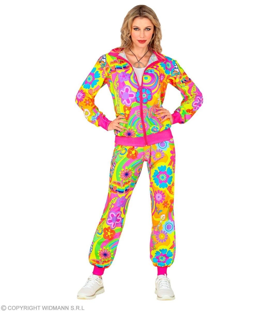 Hippie 60S Trainingspak Fout Gekleurd