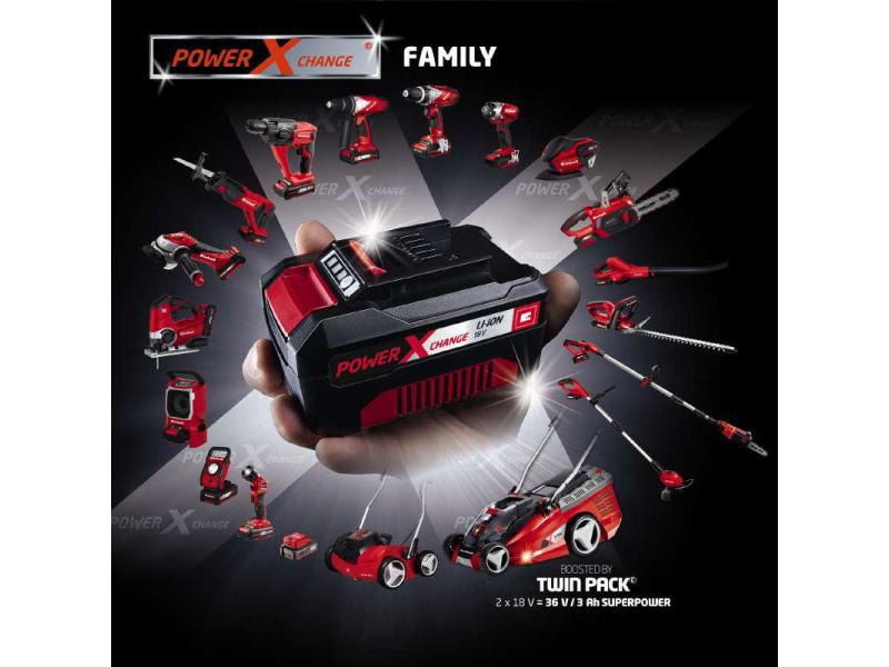 Einhell Akku-Fugenreiniger GE-CC 18 Li – Kit Mitglied der Power X-Change Familie