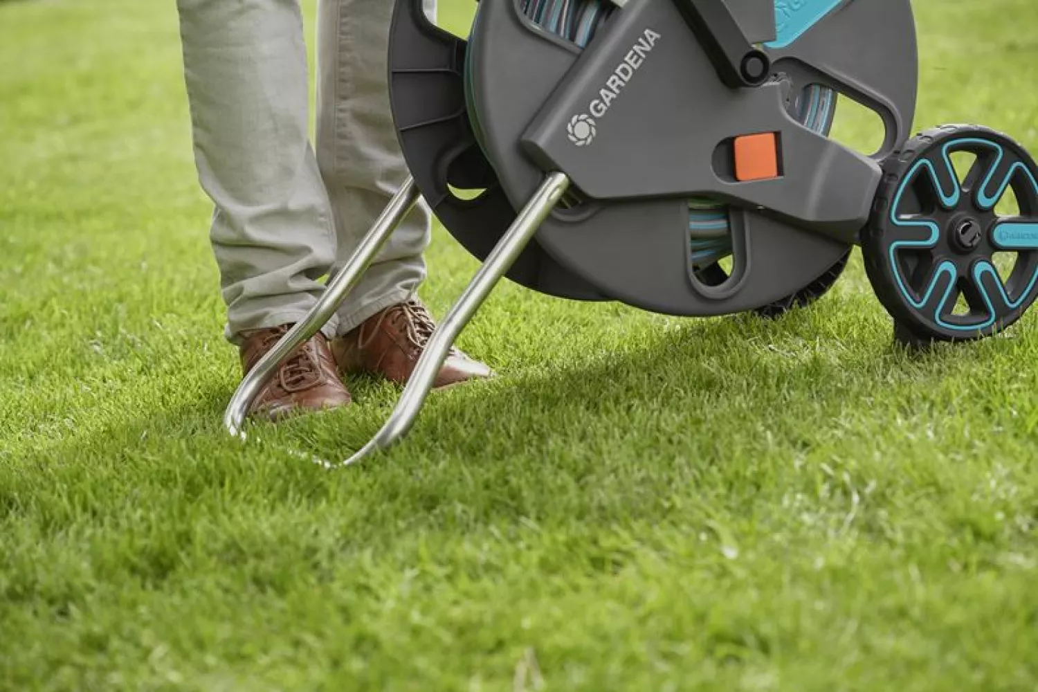 Gardena AquaRoll L Easy Slangenwagenset - 1/2'' x 50m