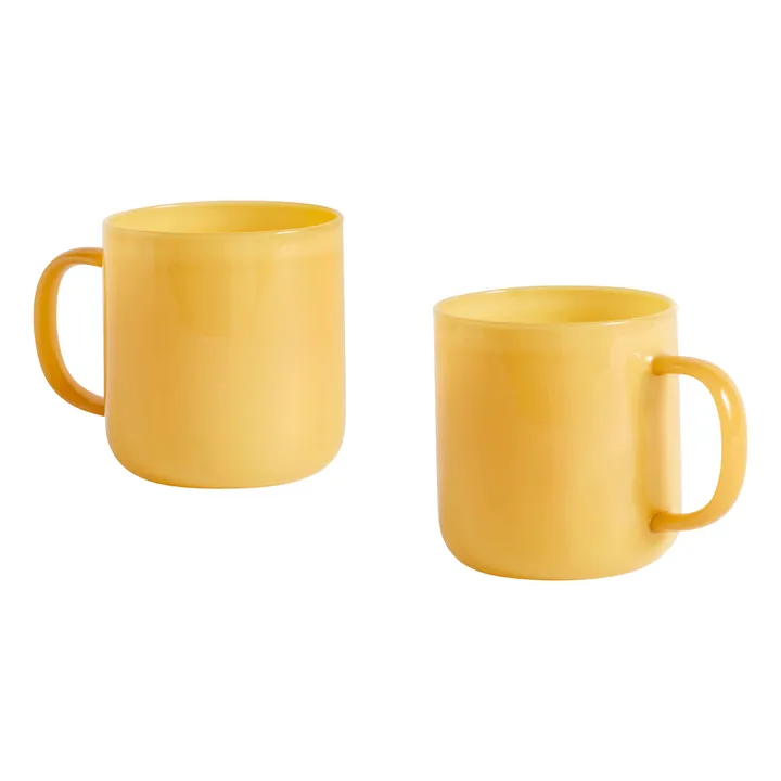 Hay Mug en borosilicate - Set de 2 | Orange