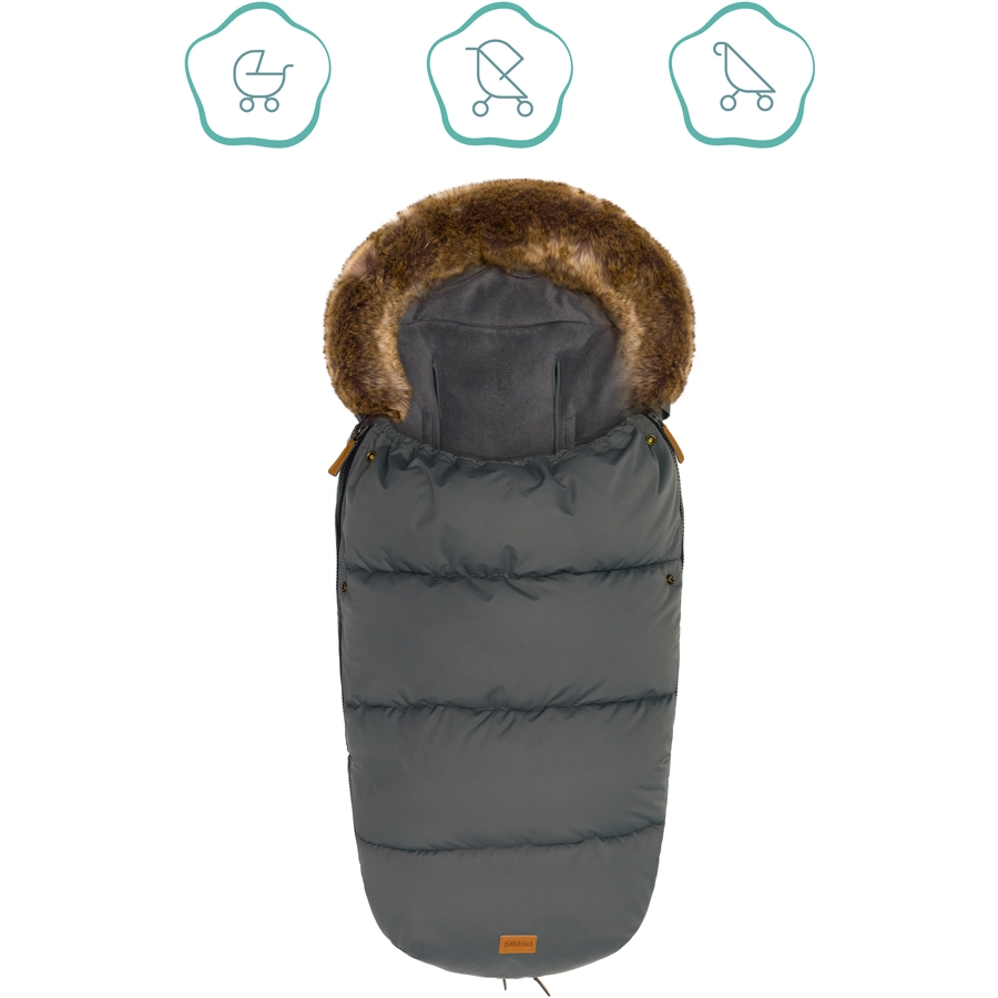 fillikid Winterfußsack Manaslu Grau