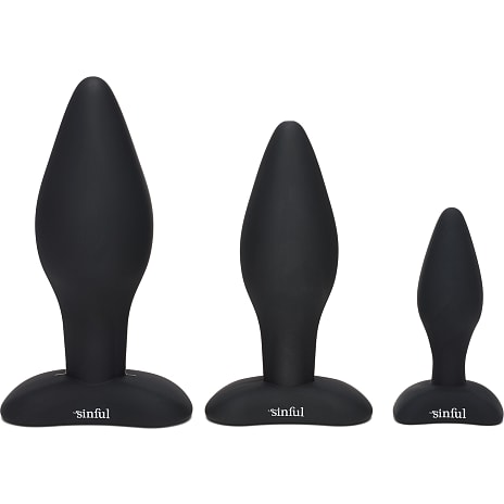 Sinful BumBum silikone butt plug sæt