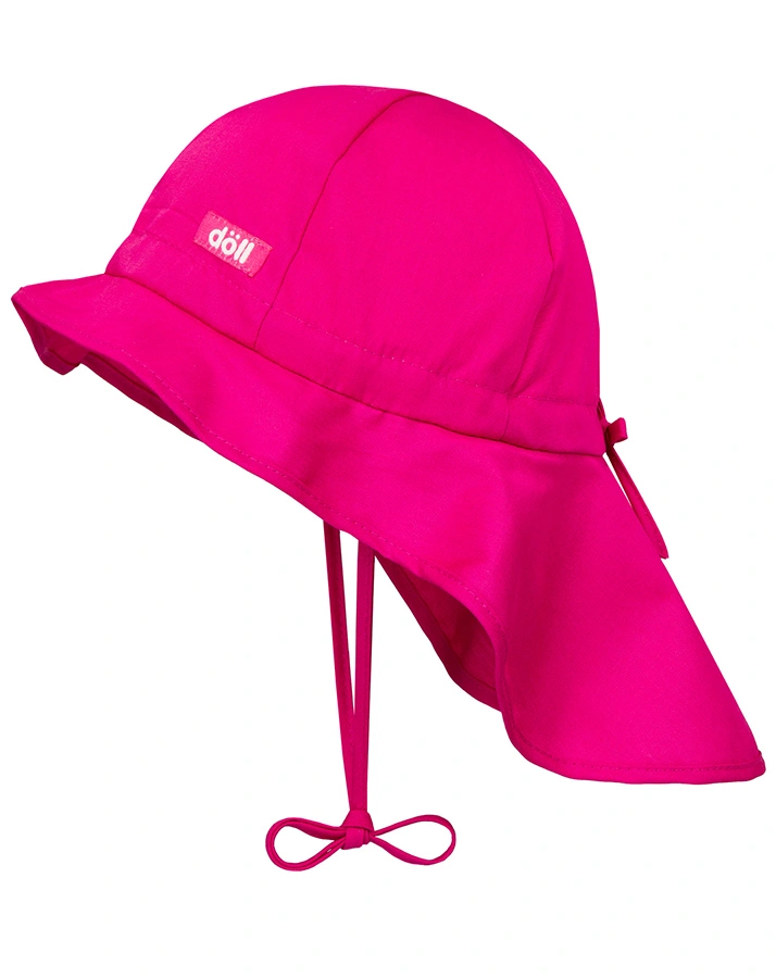 Sommerhut BASIC – UNI mit Nackenschutz in beetroot purple