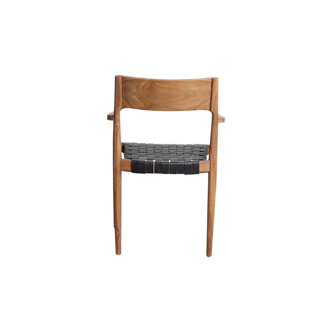 Raw Materials Amsterdam eetkamerstoel Freya met armleuning zwart - STTW5A