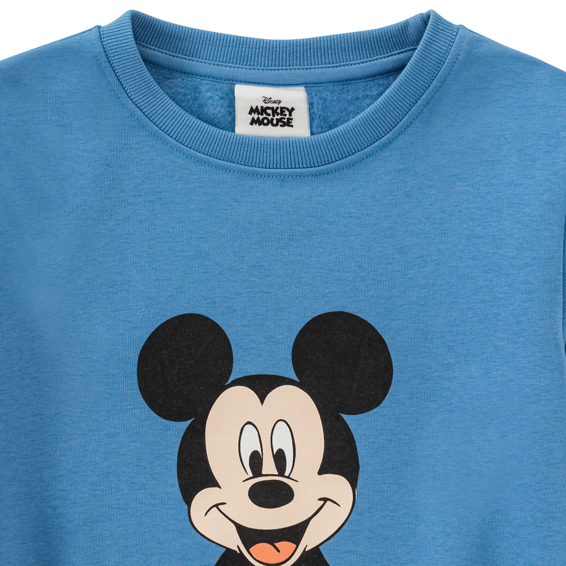 Topolino Micky Maus Sweatshirt mit Kängurutasche hellblau