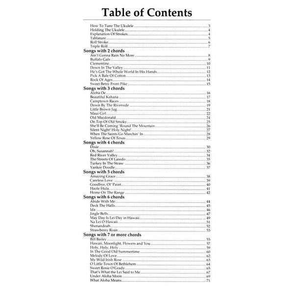 Hal Leonard Ukulele Songbook