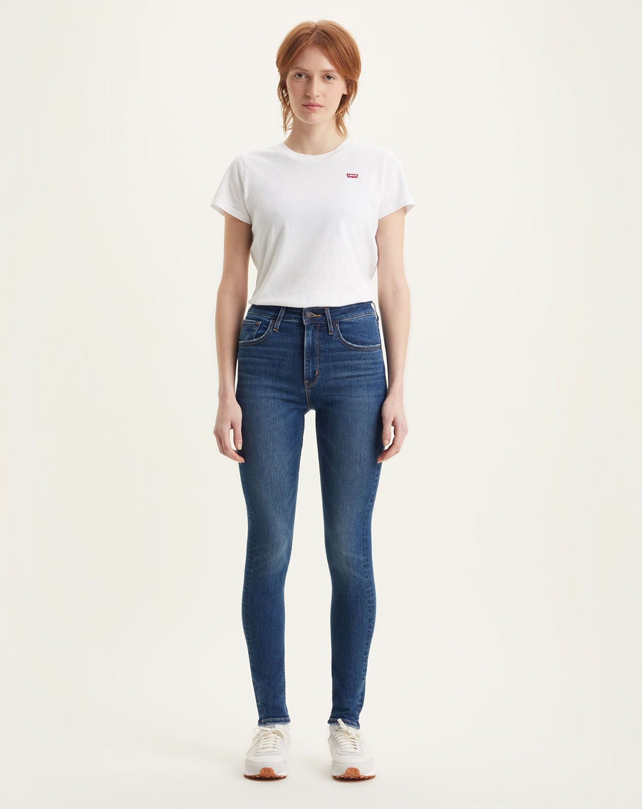 Levi's® Jean 721 taille haute Skinny bleu foncé
