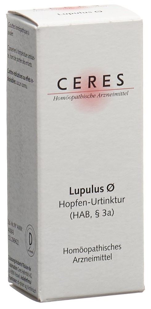 CERES Lupulus<br>20 ml, Flasche, Urtinktur