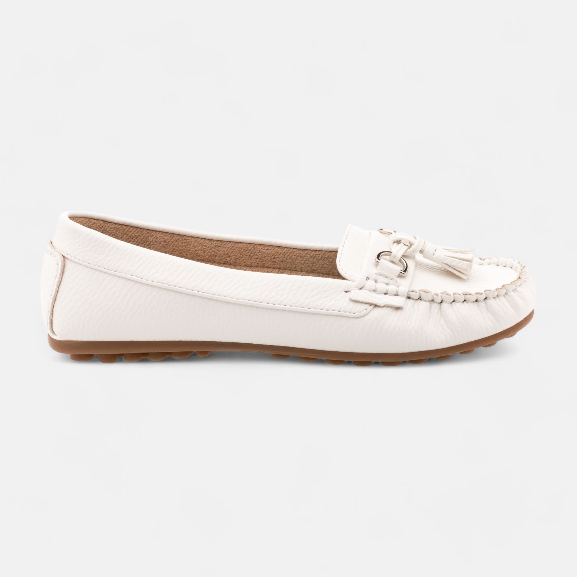 Mocassins Femme blanc