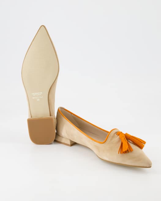 Terry Pisa Ballerinas in Beige
