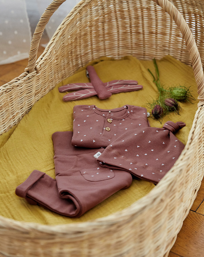 Langarmshirt TRIANGLE in cinnamon