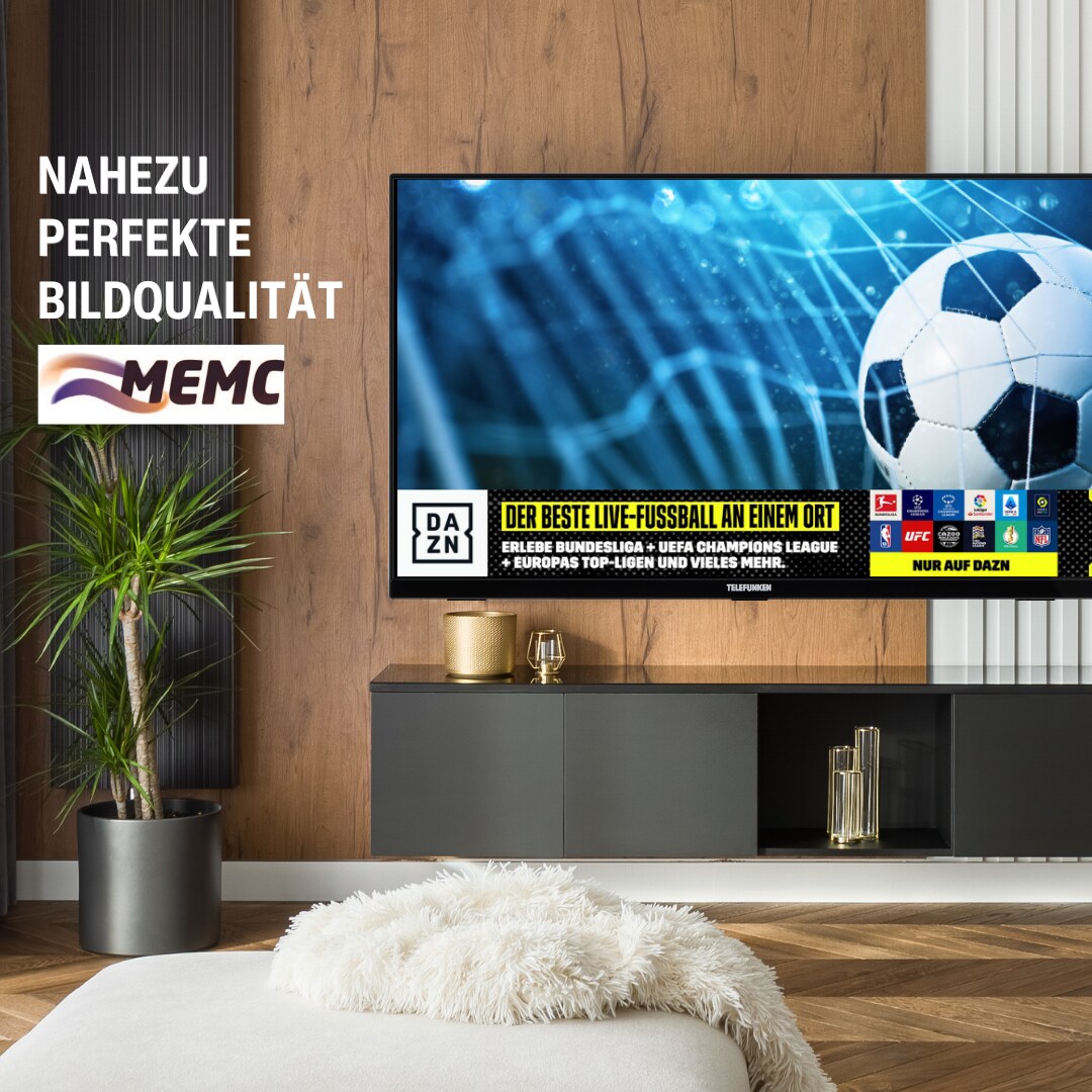 Telefunken XU43TO750S 43 Zoll Fernseher/TiVo Smart TV (4K UHD, HDR Dolby Vision, Dolby Atmos, Triple Tuner)
