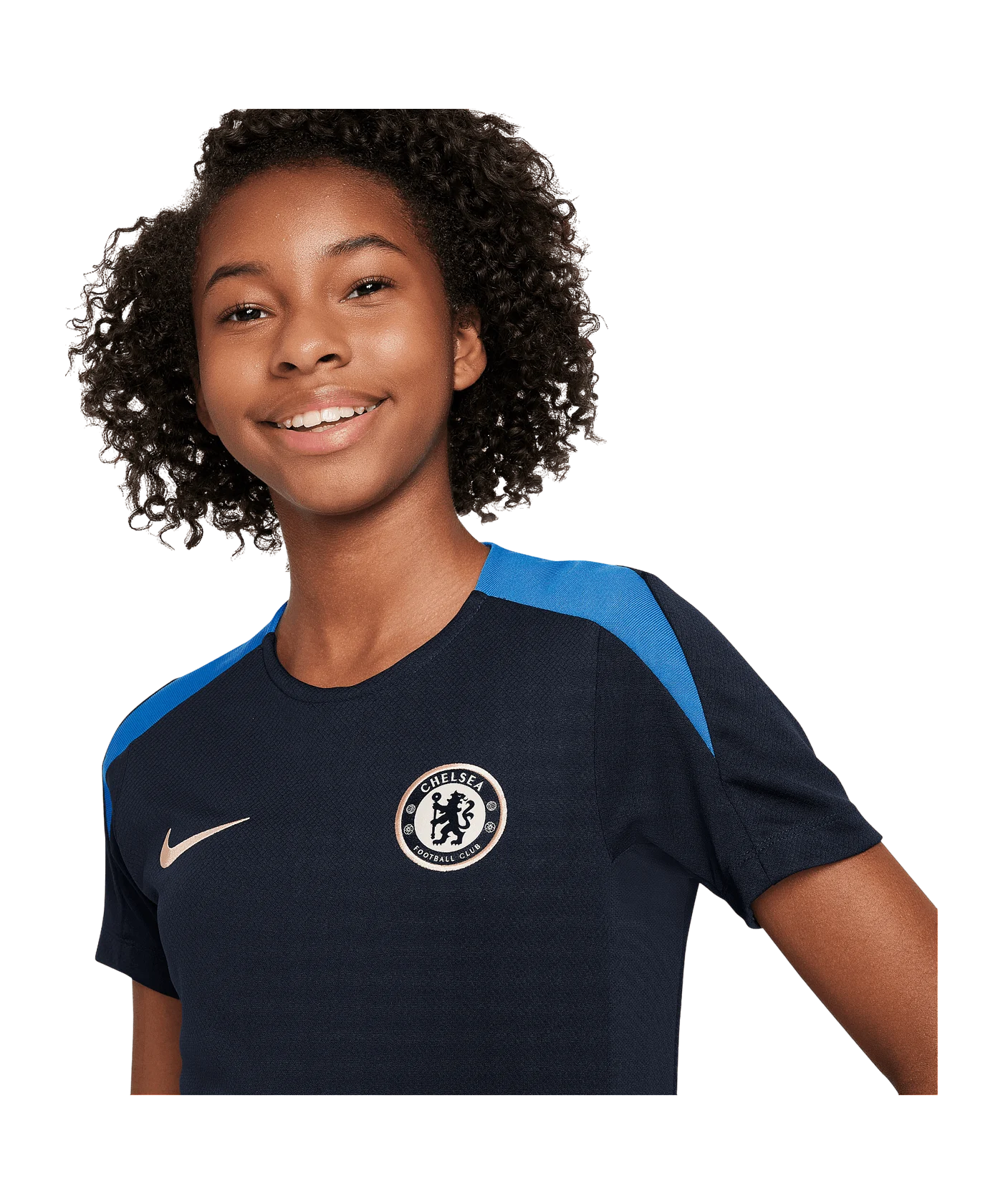 Nike FC Chelsea London Trainingsshirt Kids Blau F454