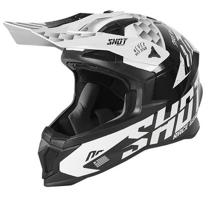 Casque cross Shot LITE - RUSH - BLACK GLOSSY 2021 - Noir