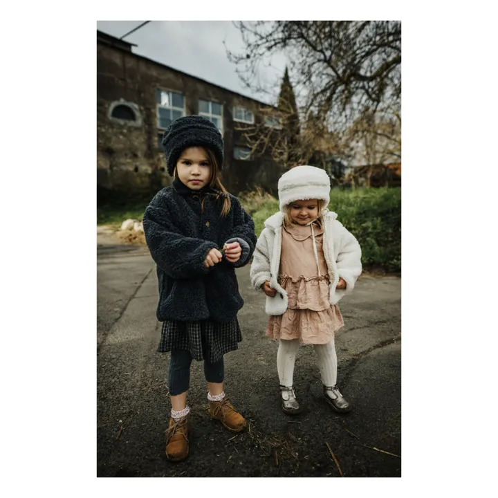 Lilinoa Manteau Façon Fourrure Armance | Gris