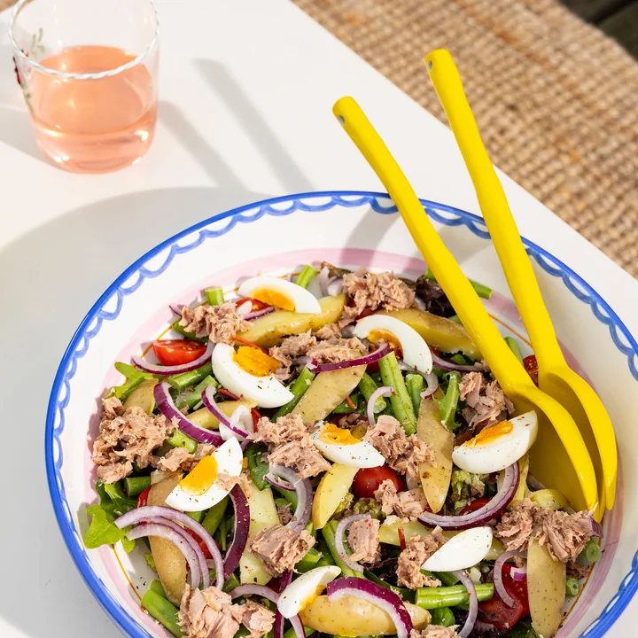 &klevering - Boavista Salatbesteck, gelb