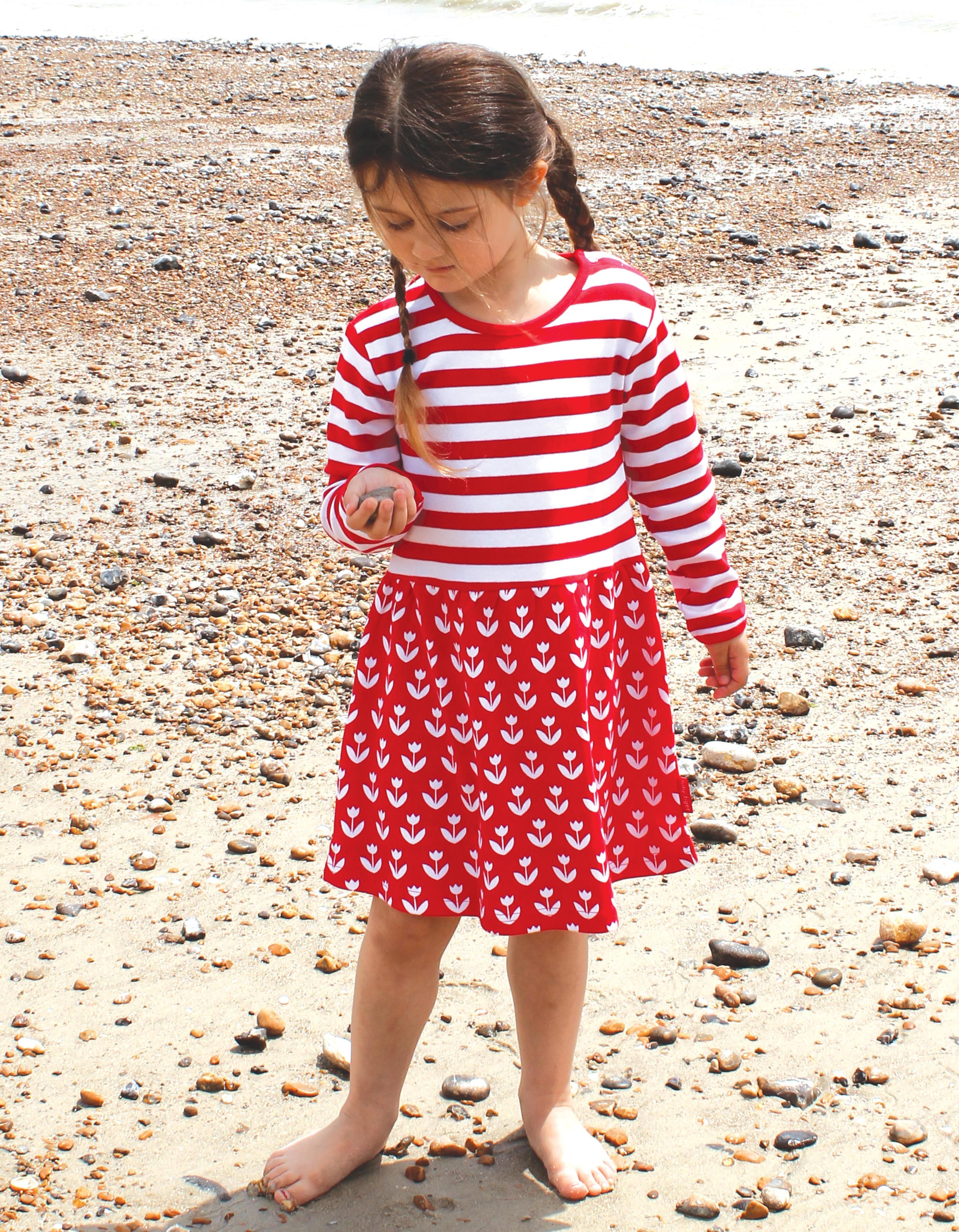 Toby Tiger Kleid mit Tulpen