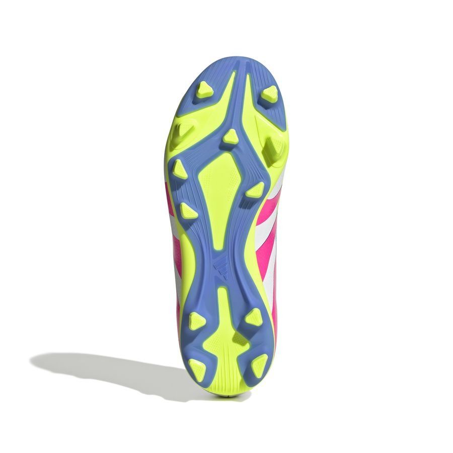 adidas Predator Club FxG Celestial Victory - Blanc/Lucid Lemon/Lucid Lemon Enfant