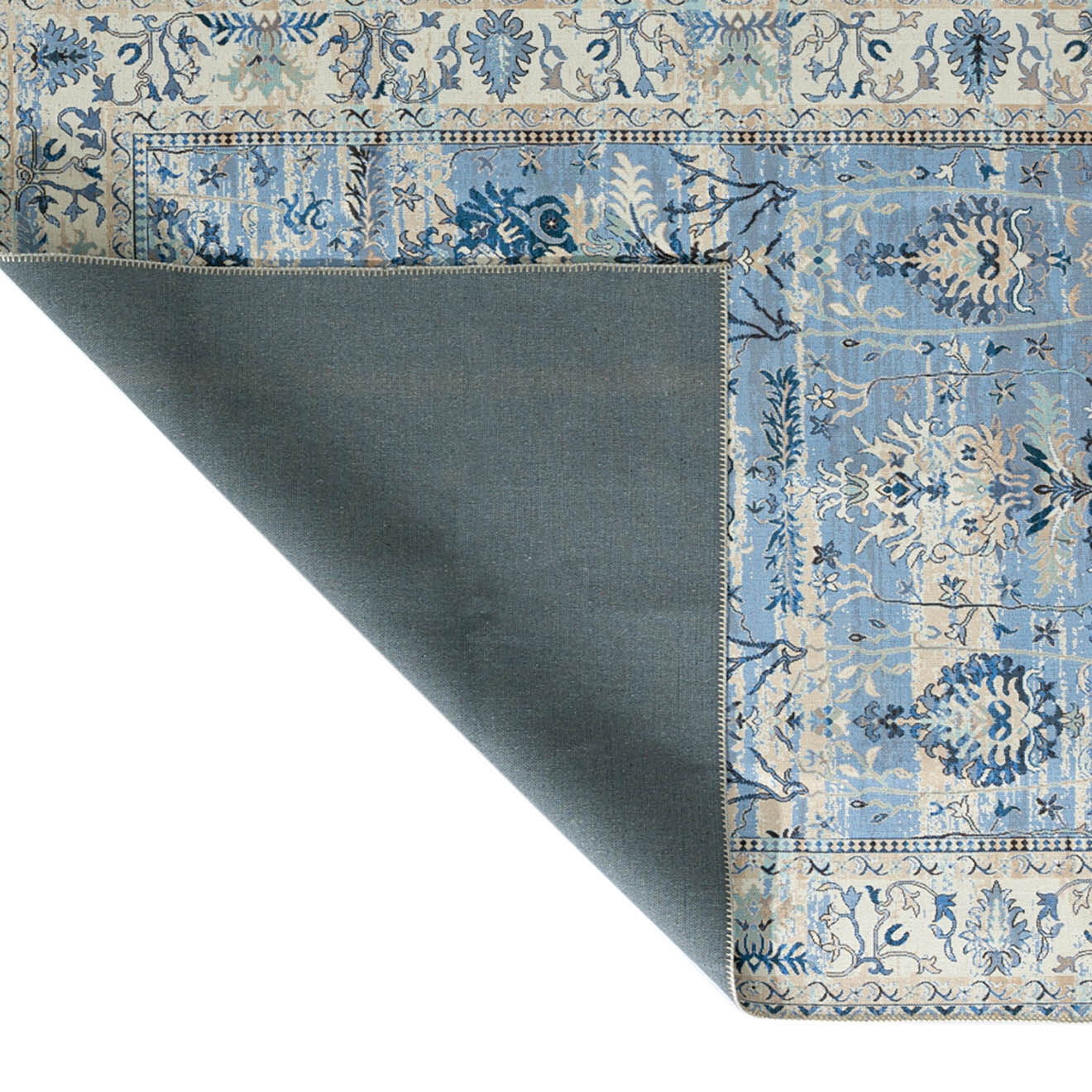Nazar Rugs Tapis Radom 08 bleu - 200x290 cm