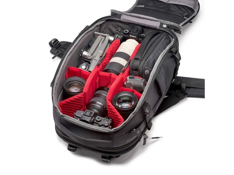 Manfrotto Fotorucksack PRO Light Flexloader L Professioneller Rucksack mit Bodenverstärkung und Stossschutz