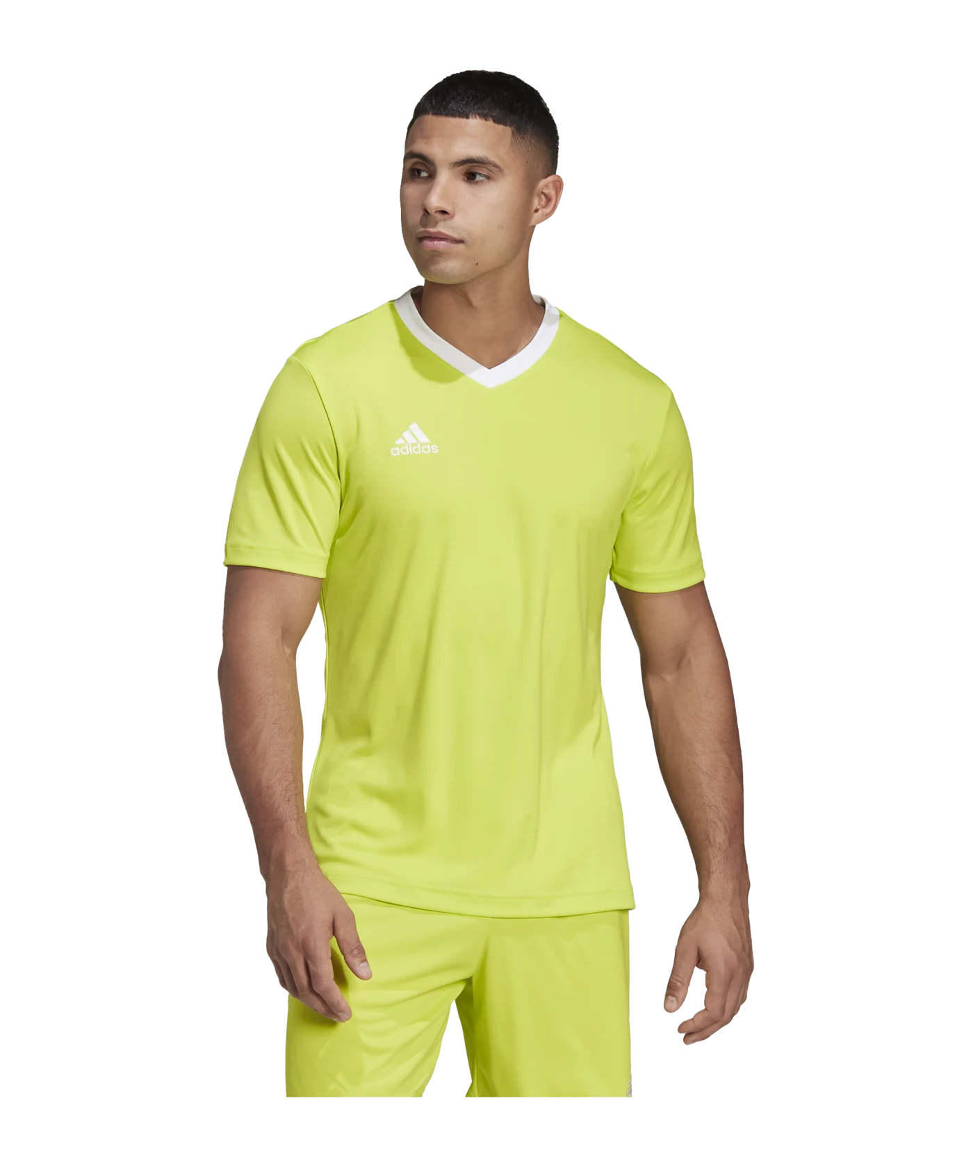 adidas Entrada 22 Trikot Gelb Weiss
