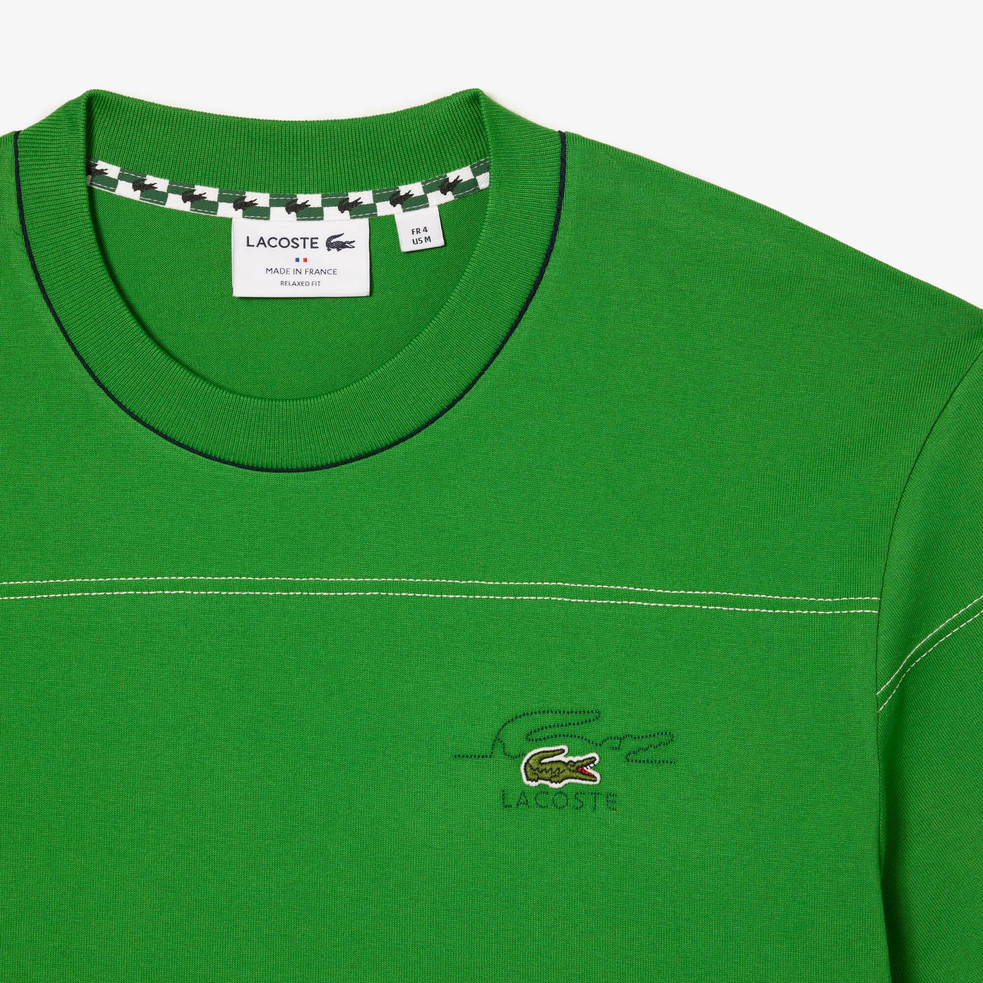 Herren LACOSTE T-Shirt aus Bio-Baumwolljersey T-Shirts - Grün - Lacoste - Herren