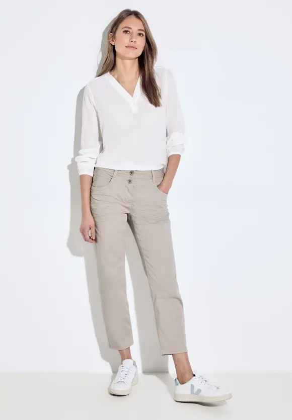 Casual Fit Hose - boulder beige