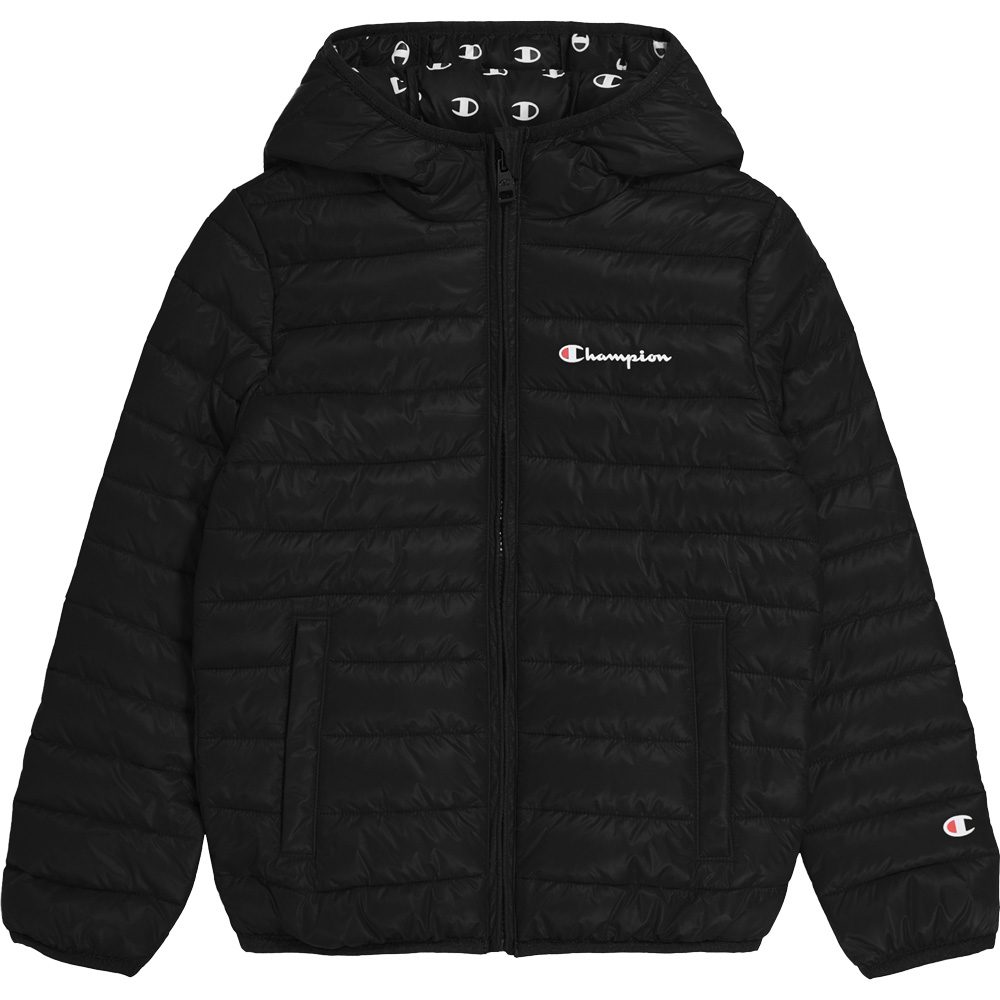Champion Outdoor Hooded Jacke Kinder black beauty