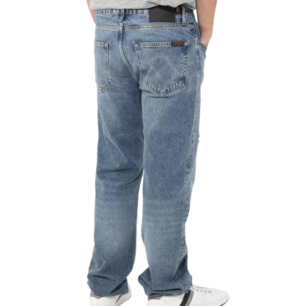 Superdry Jean Droit Bleu Homme Superdry Vintage