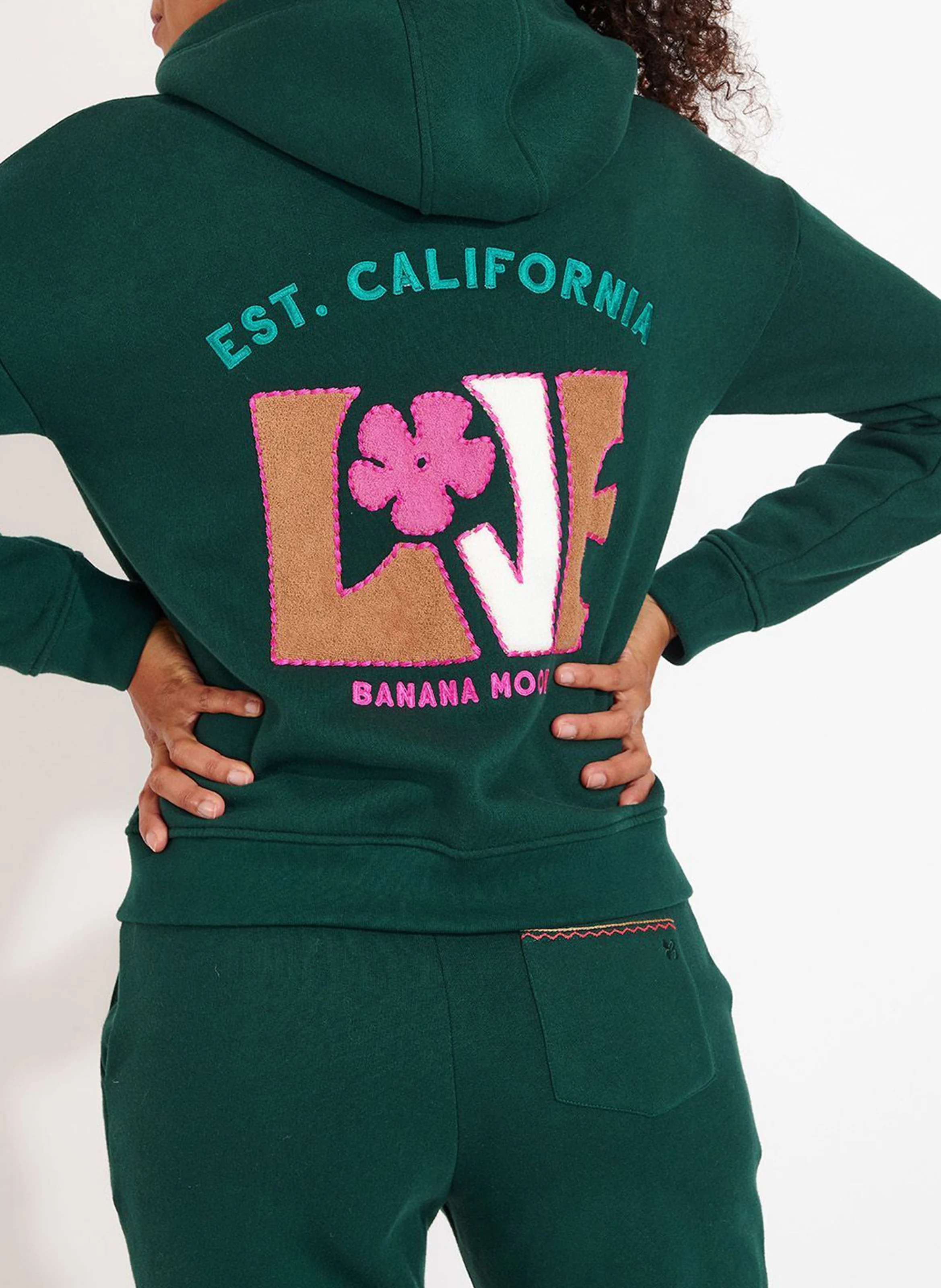 MOHAWK SADDLEBA - Sweat col rond en coton mélangé | Vert