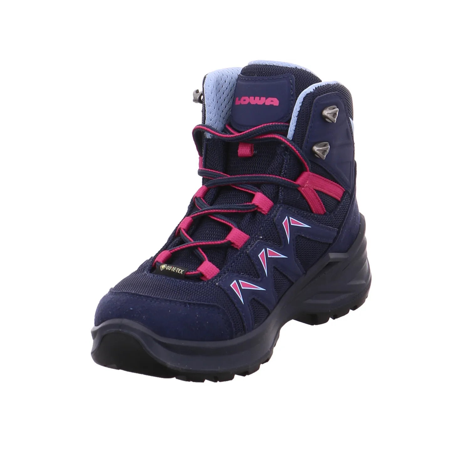 LOWA Kinder-Wanderschuhe Dunkelblau Recycelte Materialien