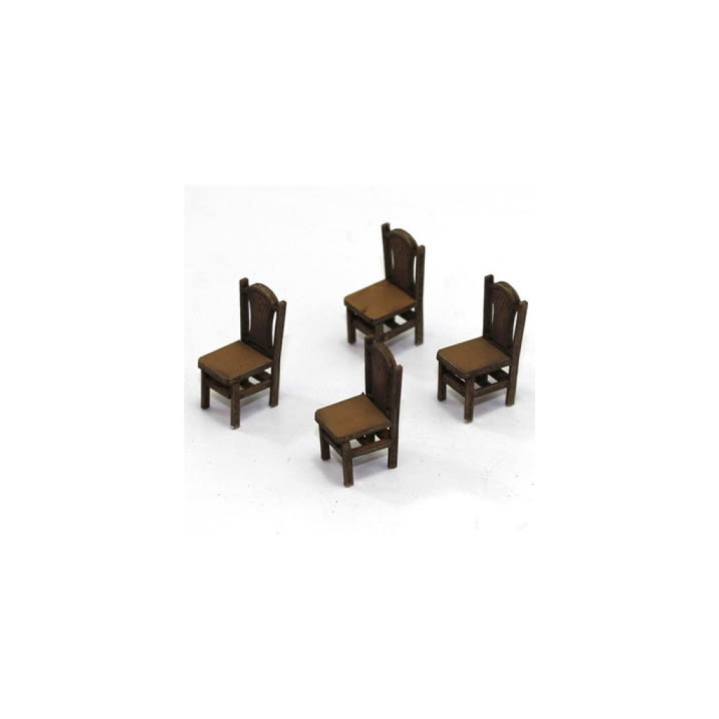 Chaises à Dossier en Gerbe (x4)