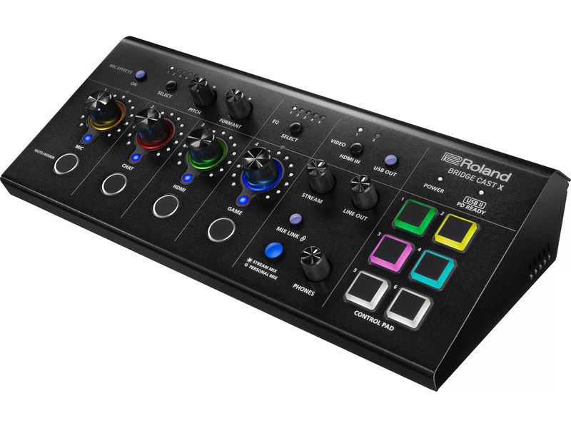 Roland Bildmischer BRIDGE CAST X Dual Bus Streaming-Mixer und Video Interface