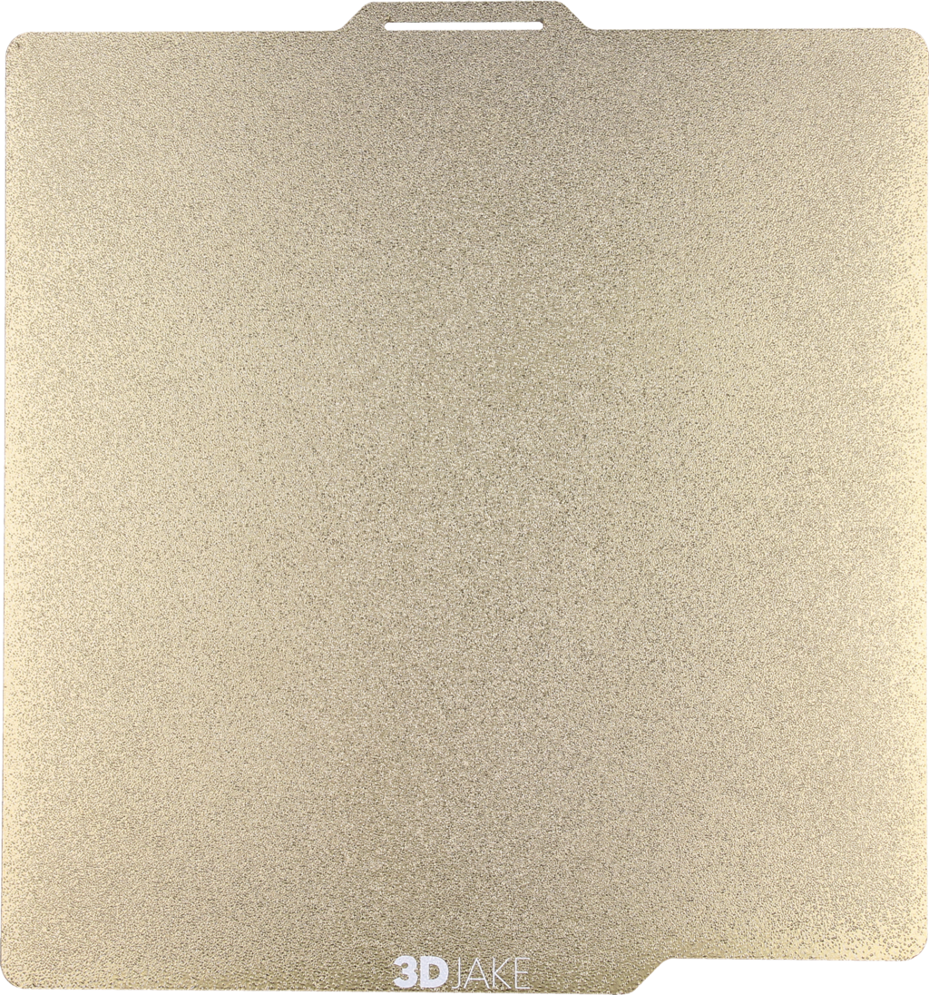 3DJAKE  Textured PEI Bauplatte Dual Sided, 257 x 257 mm    Doppelseitig PEI beschichtete Bauplatte mit Magnetbasis