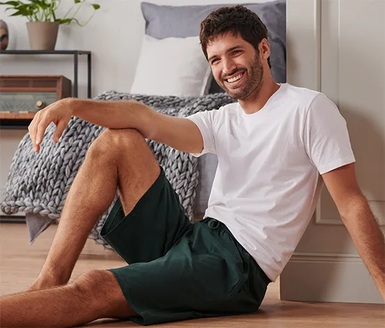 Kurze Jersey-Relaxhose