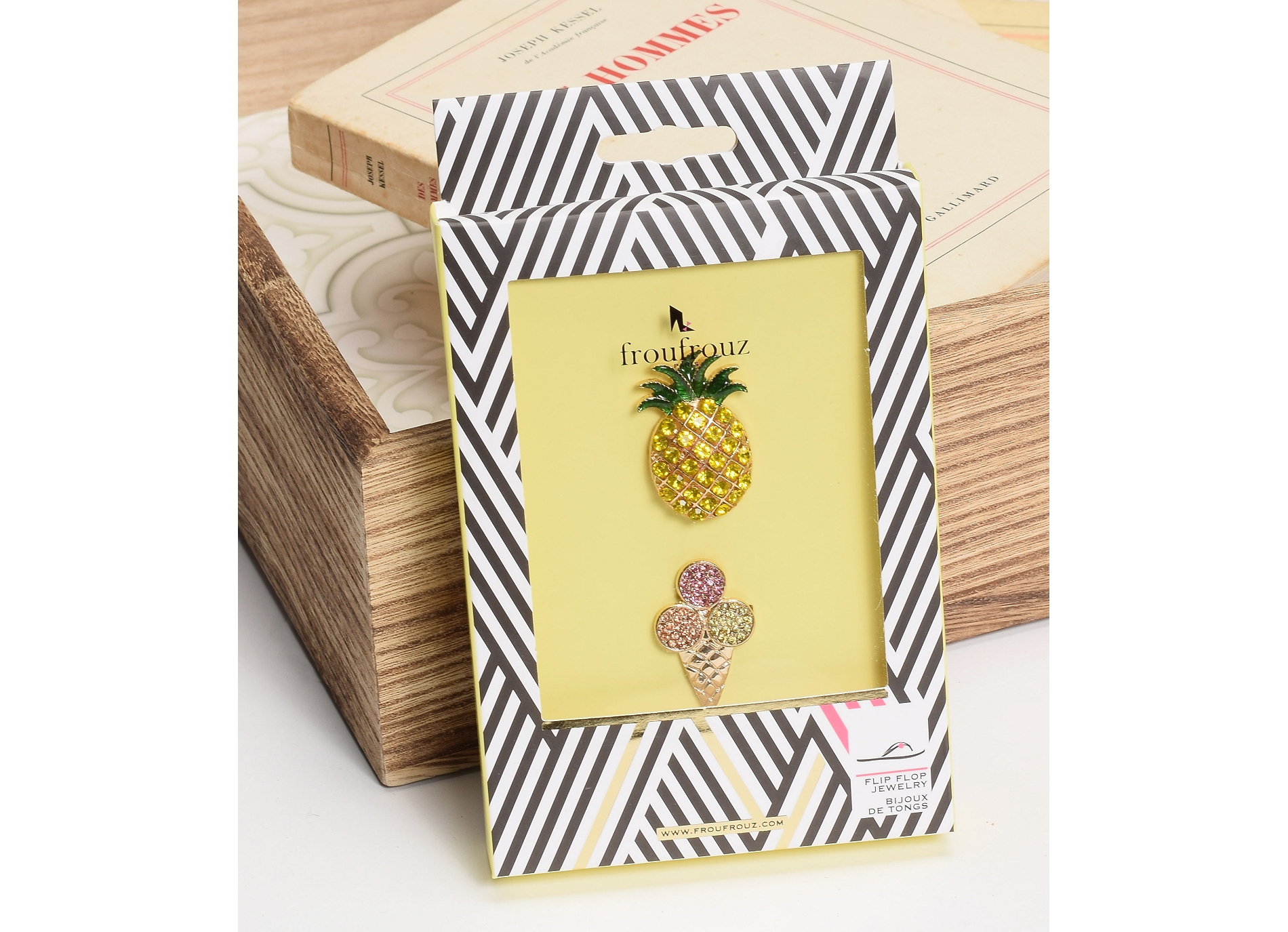 Bijou ananas glace multicolore
