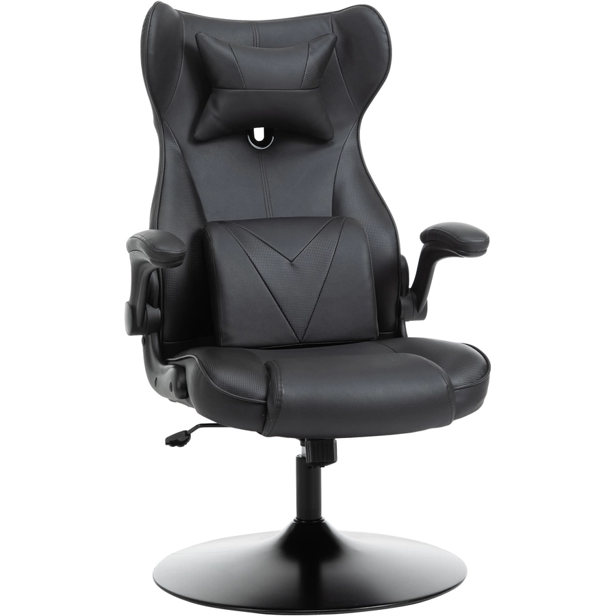HOMCOM Gamingstuhl Racing-Design schwarz