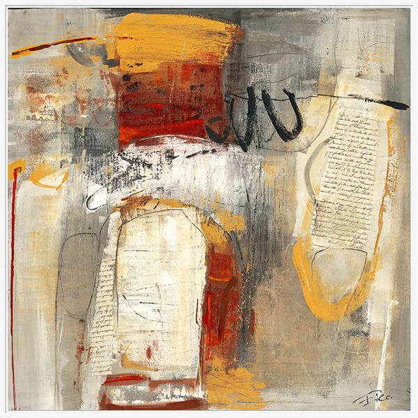 Aludibondbild SCRIPT 1 80 x 80 cm