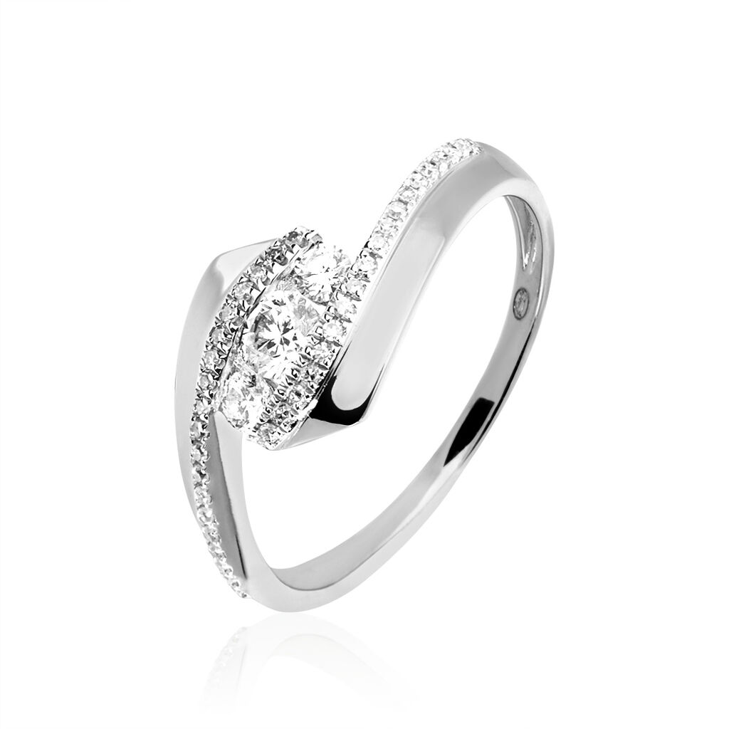 Bague Barbara Or Blanc Diamant