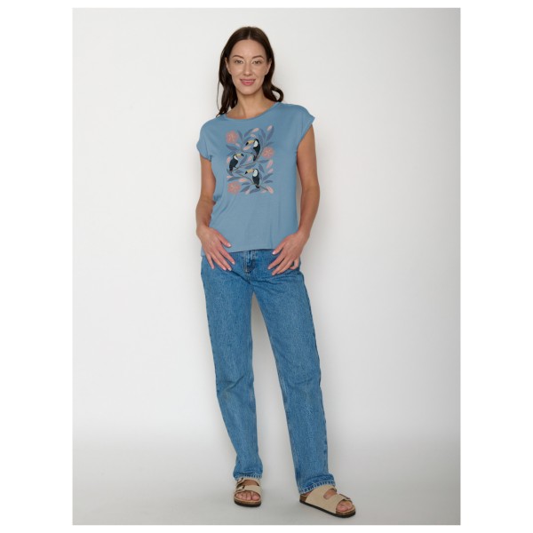 GreenBomb - Women's Tucan Flower Timid - T-shirt