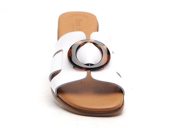 Eva frutos mules et sabots plats femme 3064 blanc
