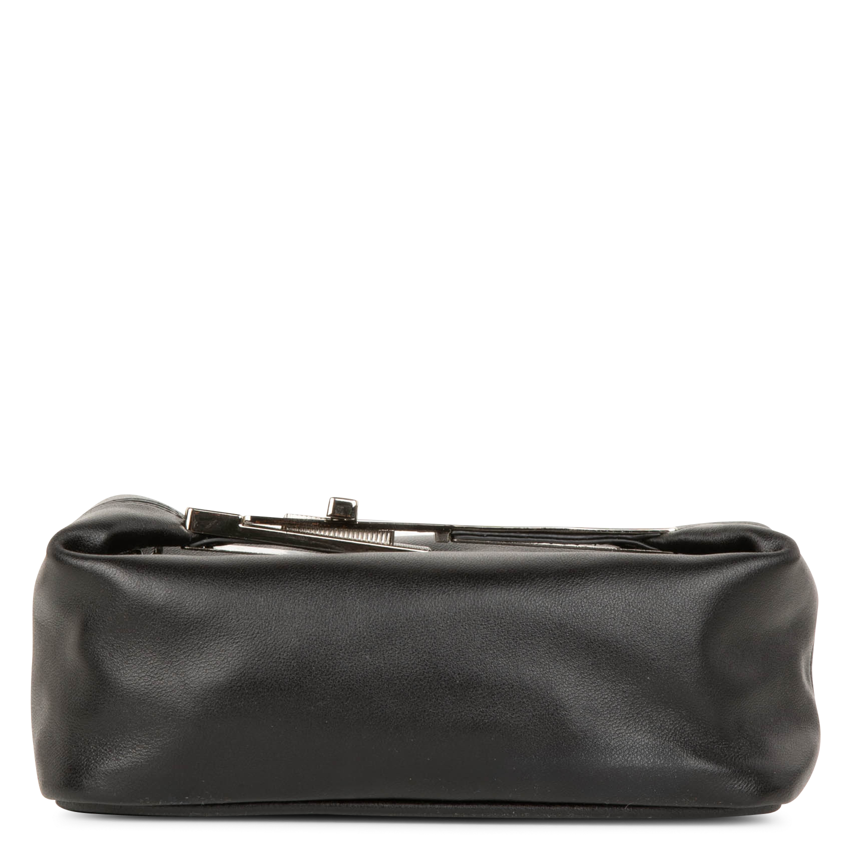 OPOUPY - Petit sac en cuir à anse métallique | Noir