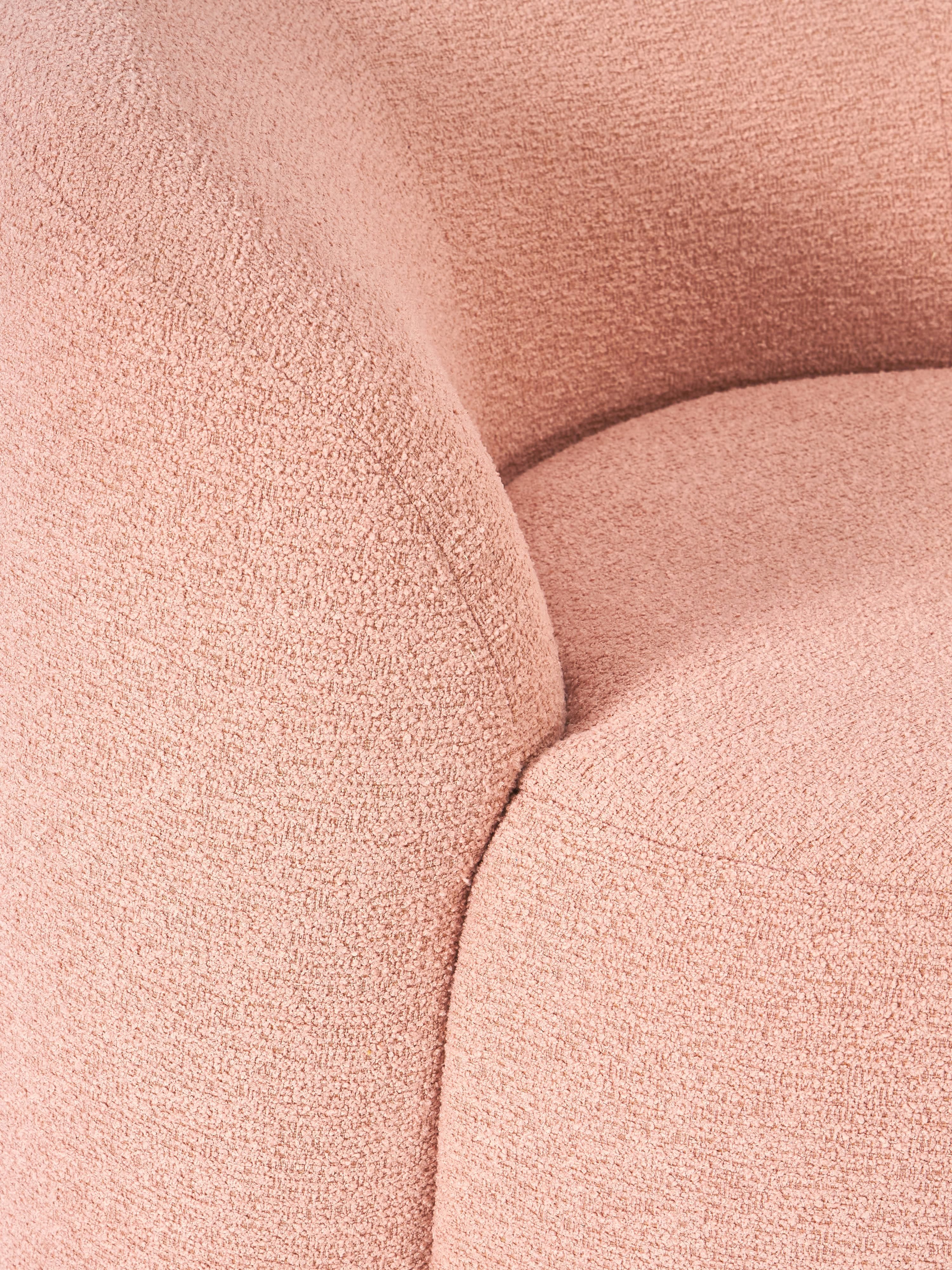 Bouclé loungefauteuil Fleur