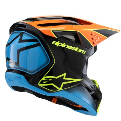 Casque cross Alpinestars SUPERTECH S-M3 - FRAY - ENFANT - Noir / Orange