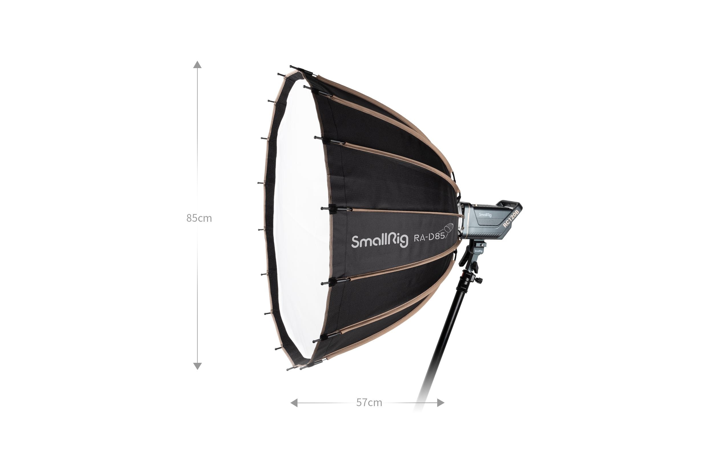 Softbox RA-D85<br>Flexible parabolische Softbox
